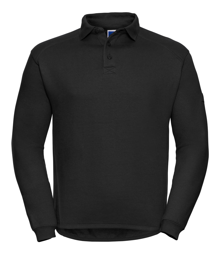 Russell Heavy Duty Polo Sweatshirt