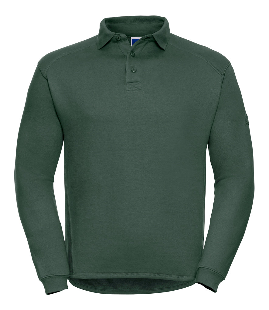 Russell Heavy Duty Polo Sweatshirt