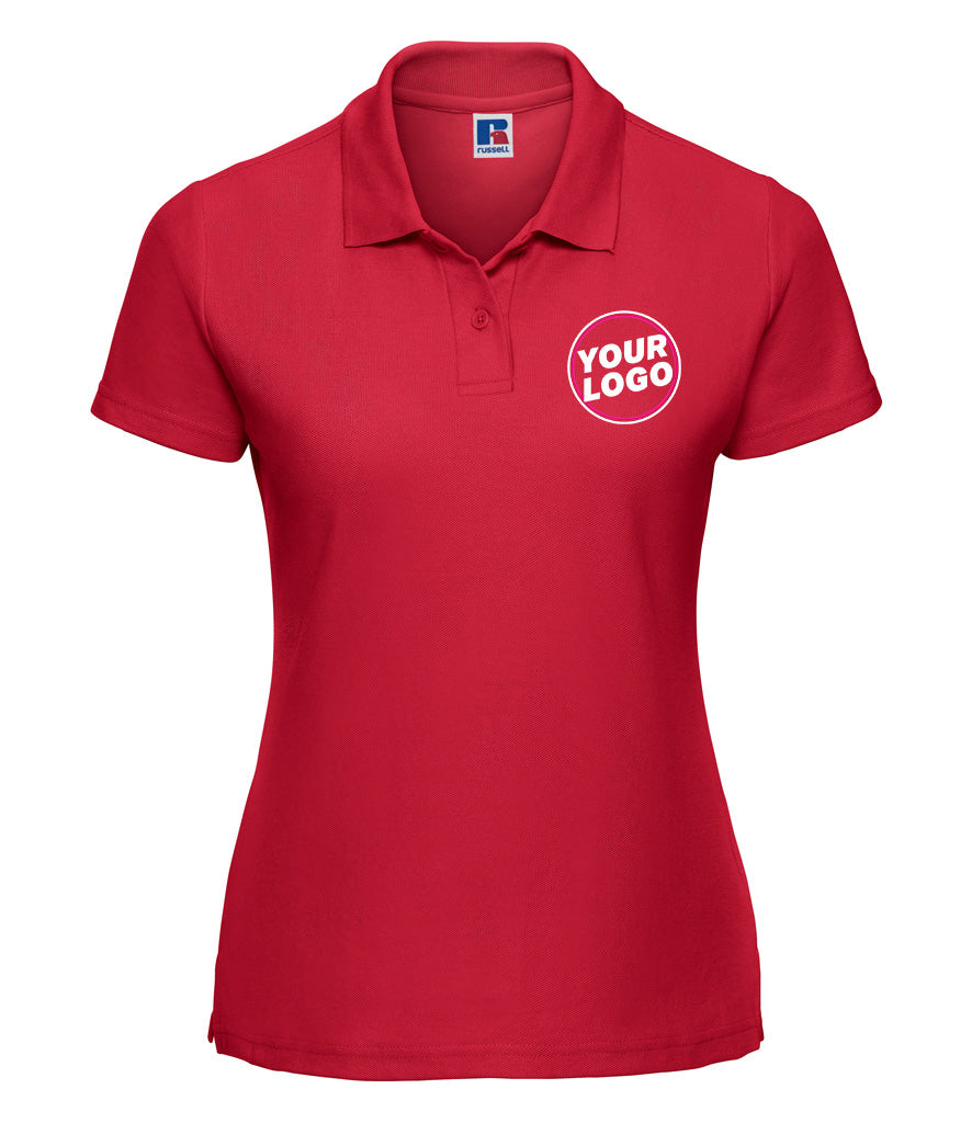Russell Athletic Ladies Classic Poly/Cotton Piqué Polo Shirt