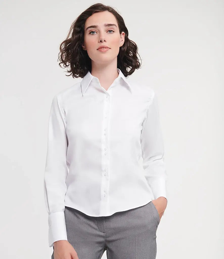 Russell Women's Long Sleeve Ultimate Non-Iron Blouse