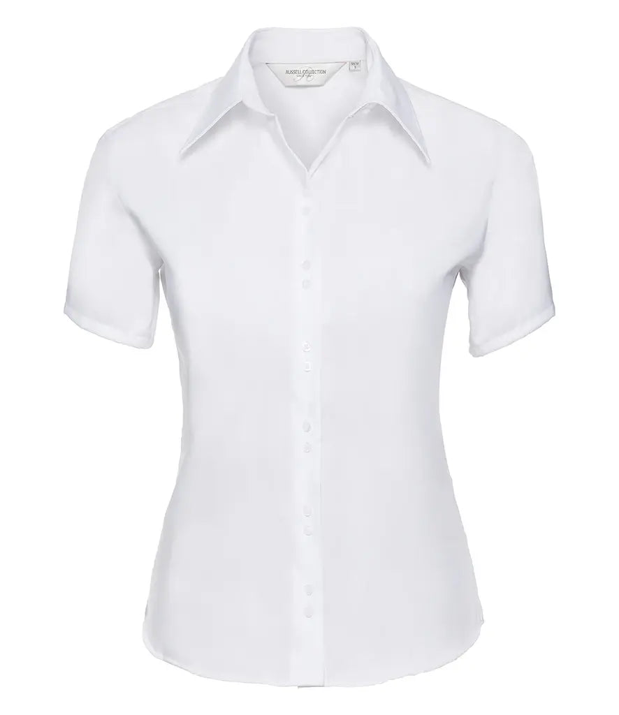 Russell Women's Short Sleeve Ultimate Non-Iron Blouse