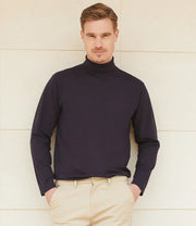 Henbury Long Sleeve Roll Neck Top