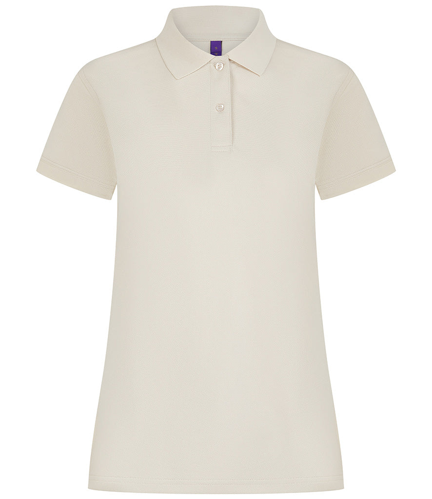 Henbury Ladies Cool-Wicking Polo Shirt