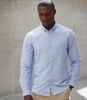 Henbury Modern Long Sleeve Oxford Shirt