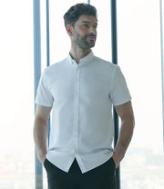 Henbury Modern Short Sleeve Oxford Shirt