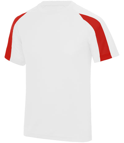 Arctic White/Fire Red