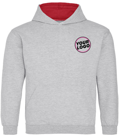 Heather Grey/Fire Red