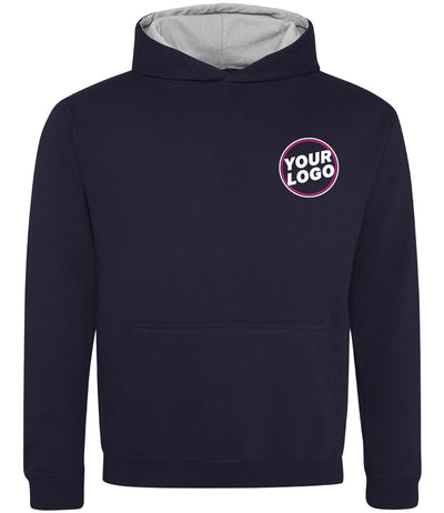 New French Navy/Heather Grey
