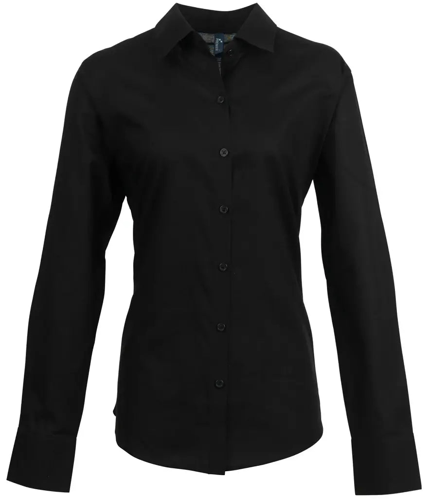 Premier Women's Signature Oxford Long Sleeve Blouse