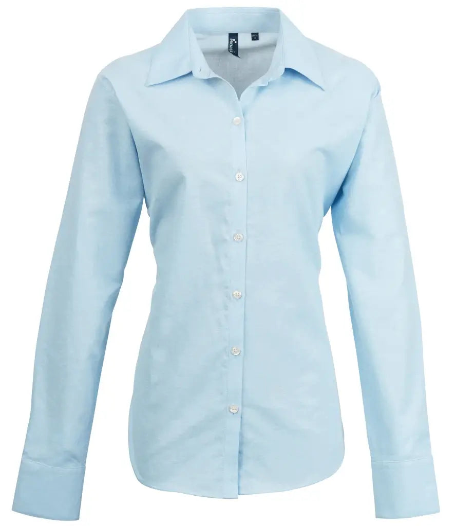 Premier Women's Signature Oxford Long Sleeve Blouse