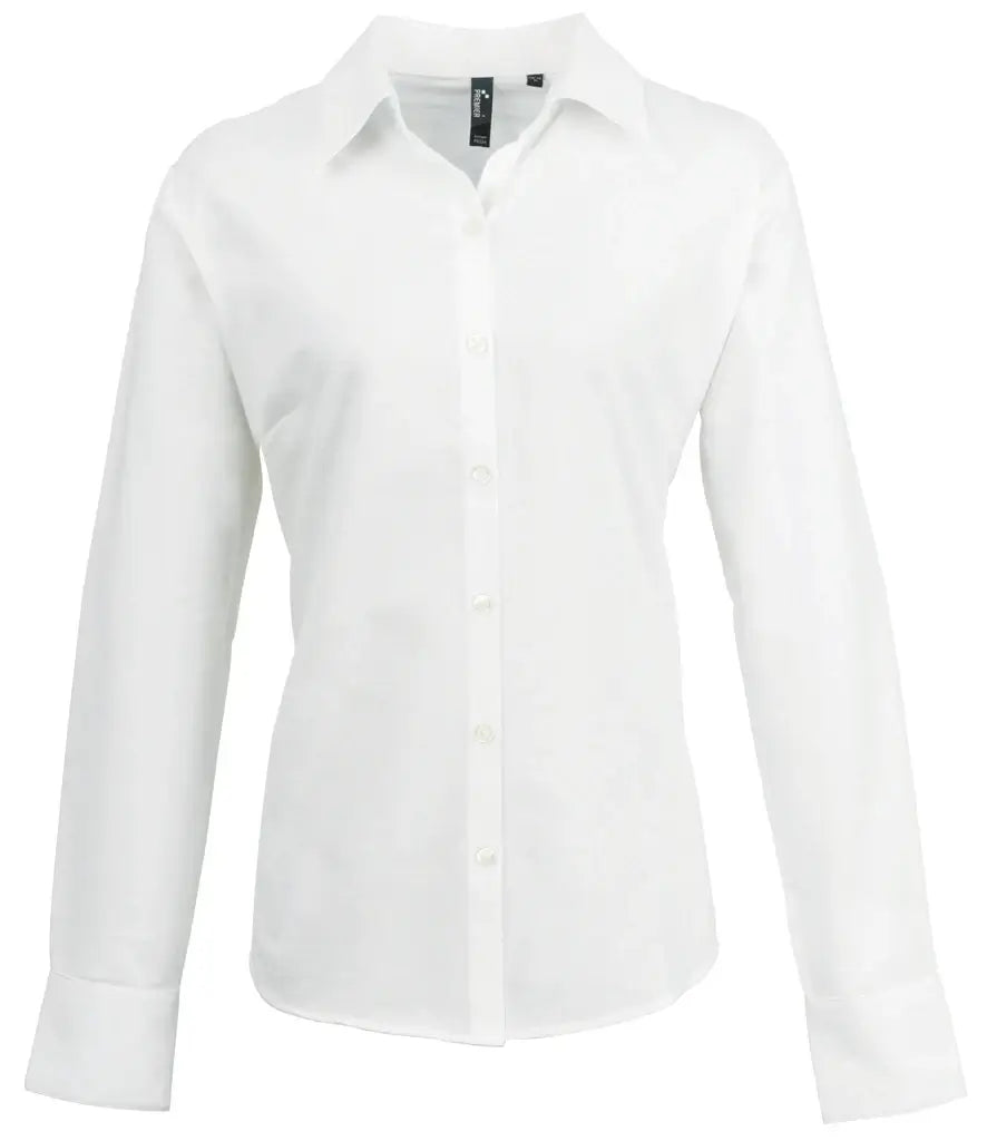 Premier Women's Signature Oxford Long Sleeve Blouse