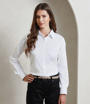 Premier Women's Signature Oxford Long Sleeve Blouse