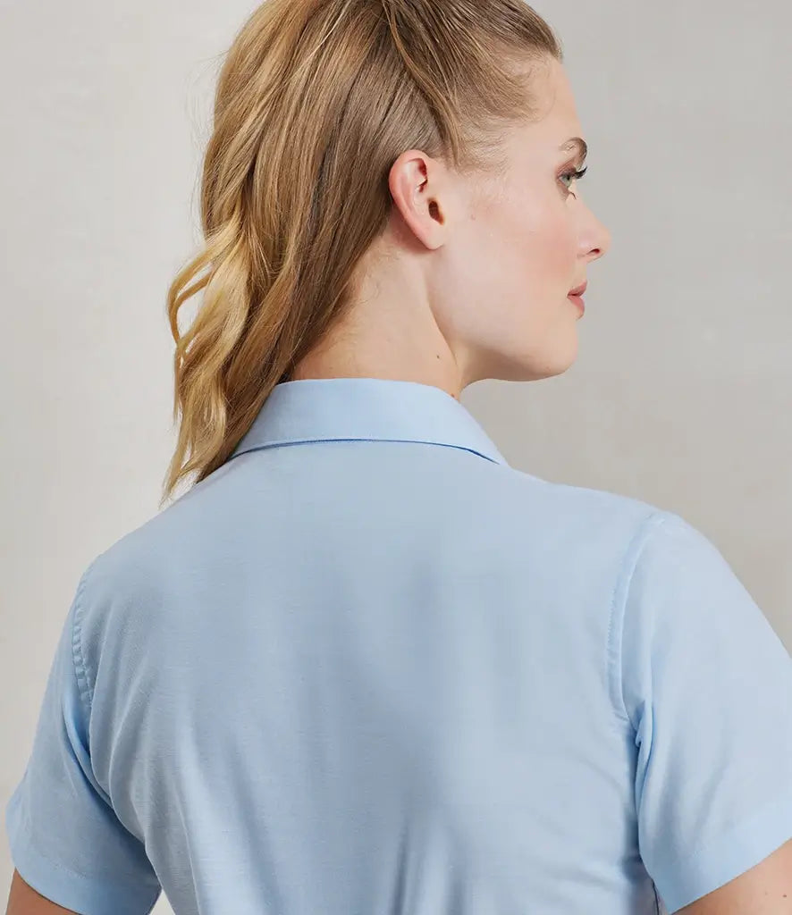 Premier Women's Signature Oxford Short Sleeve Blouse