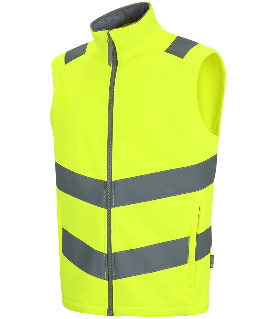 Regatta High Visibility Pro Contract Ablaze Soft Shell Bodywarmer