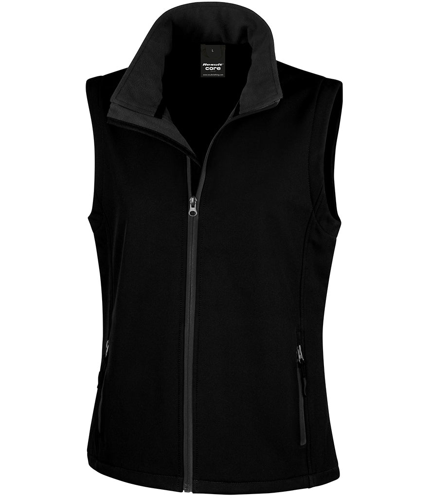 Result Ladies Printable Soft Shell Bodywarmer