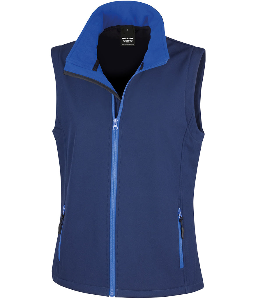 Result Ladies Printable Soft Shell Bodywarmer