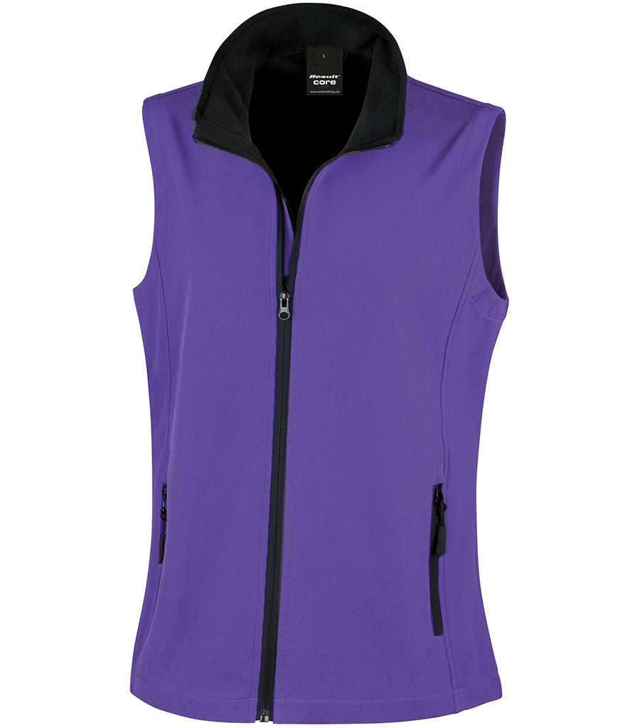 Result Ladies Printable Soft Shell Bodywarmer