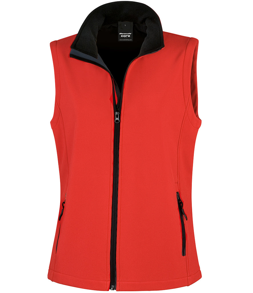 Result Ladies Printable Soft Shell Bodywarmer