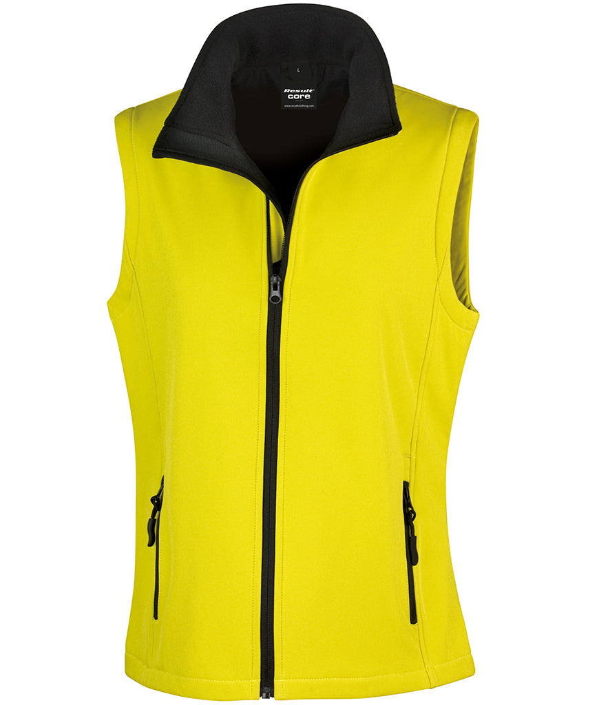 Result Ladies Printable Soft Shell Bodywarmer