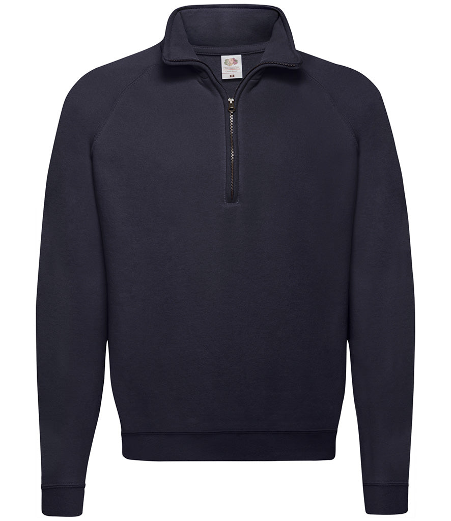 Fruit of the Loom Classic 80/20 Zip Neck Sweatshirt