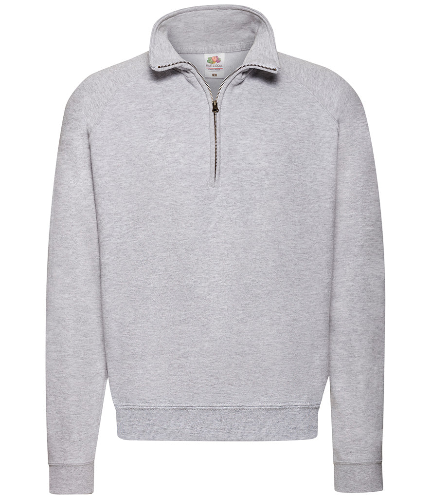 Fruit of the Loom Classic 80/20 Zip Neck Sweatshirt