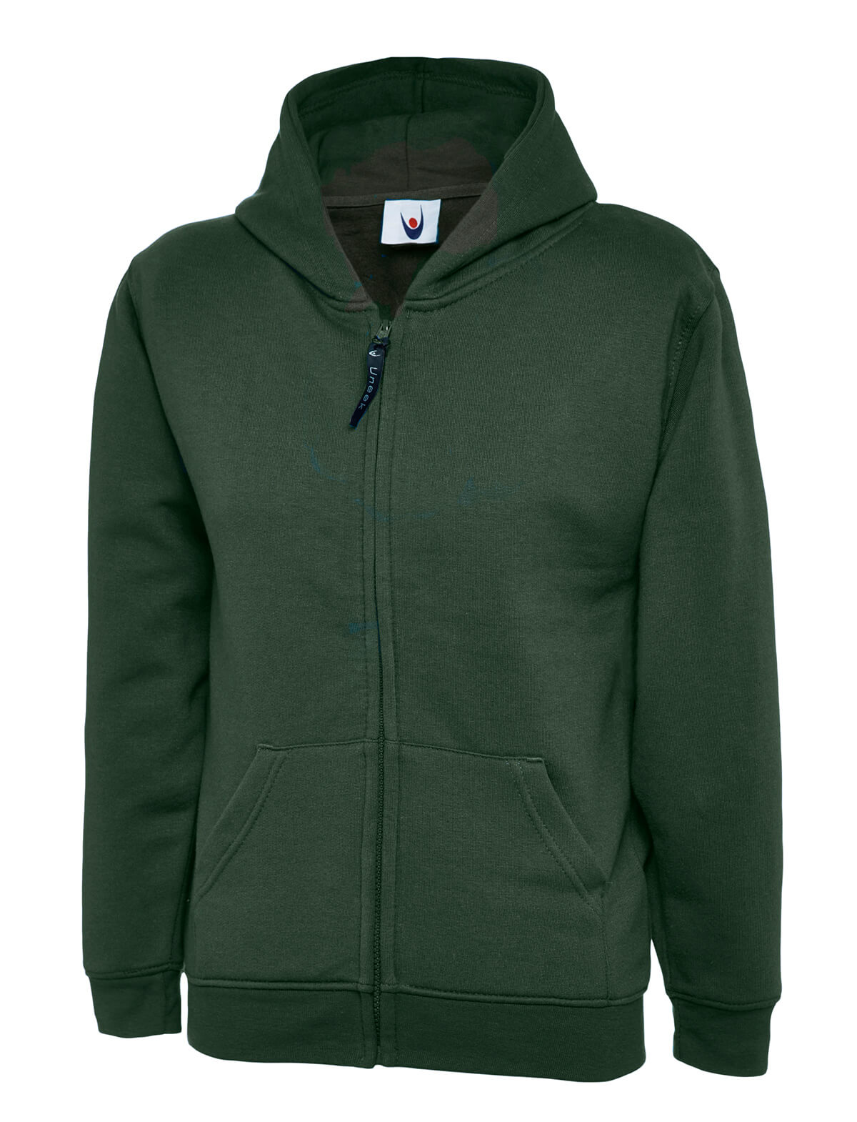 Uneek Kids Full Zip Hooded Sweatshirt