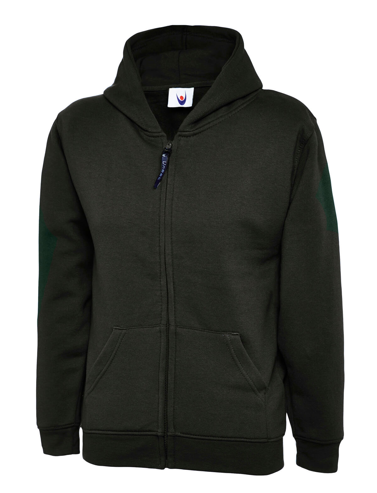 Uneek Kids Full Zip Hooded Sweatshirt