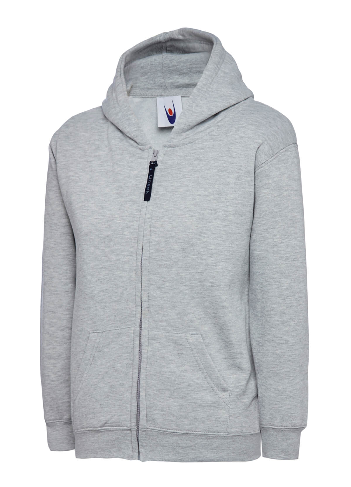Uneek Kids Full Zip Hooded Sweatshirt