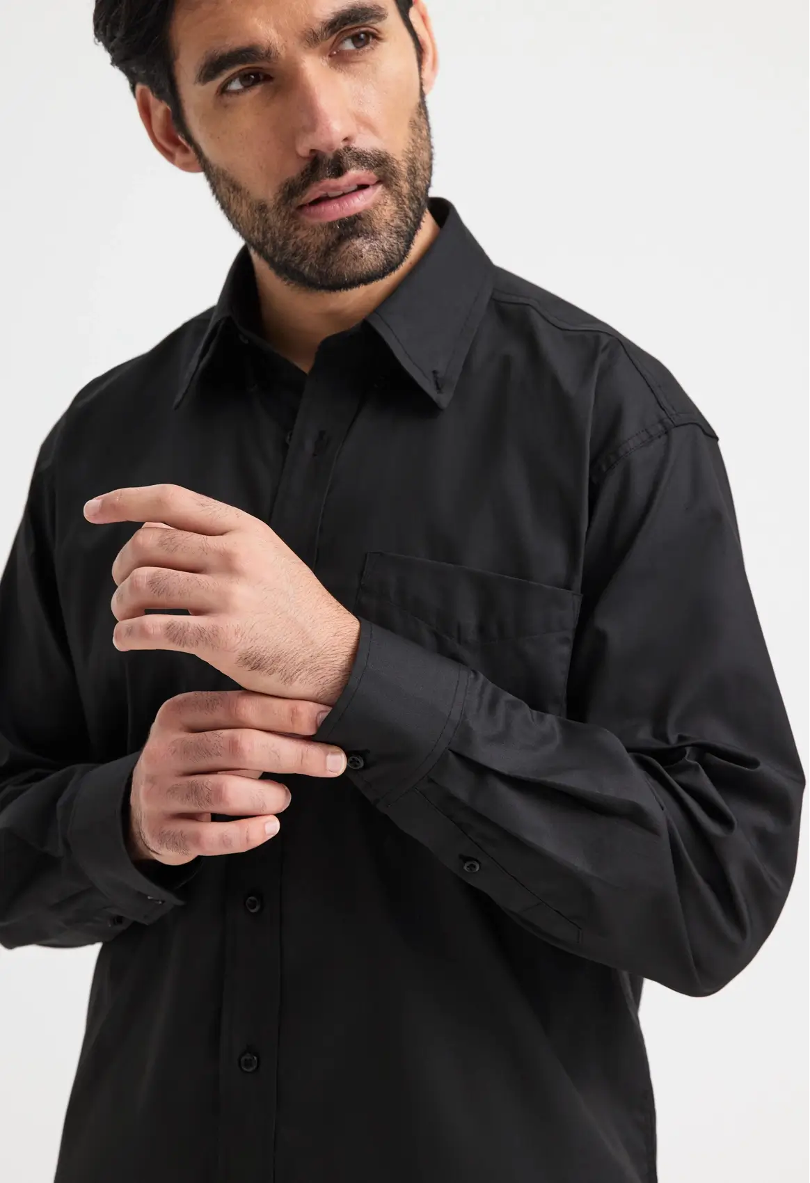 Uneek Long Sleeve Oxford Shirt