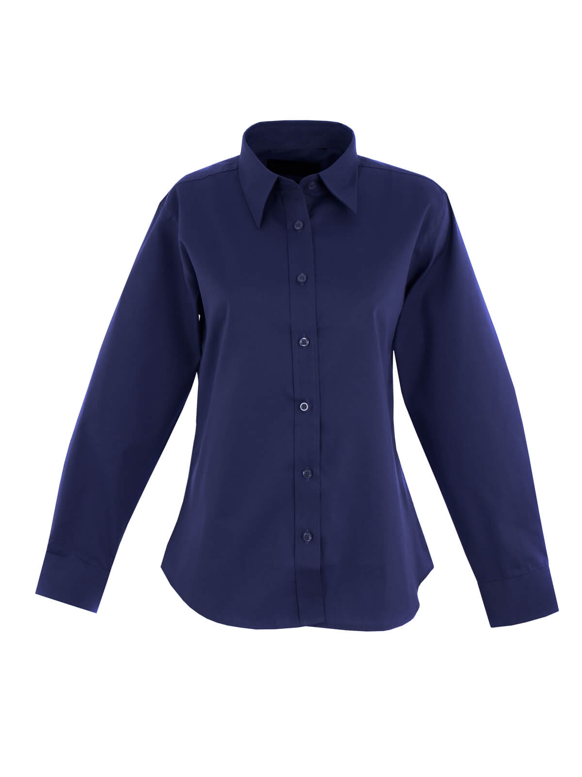 Uneek Ladies Pinpoint Oxford Long Sleeved Blouse