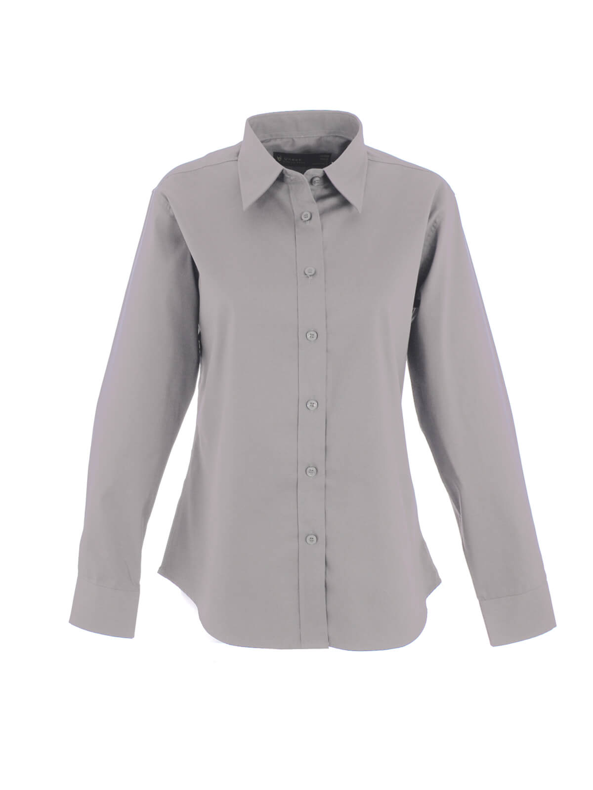 Uneek Ladies Pinpoint Oxford Long Sleeved Blouse