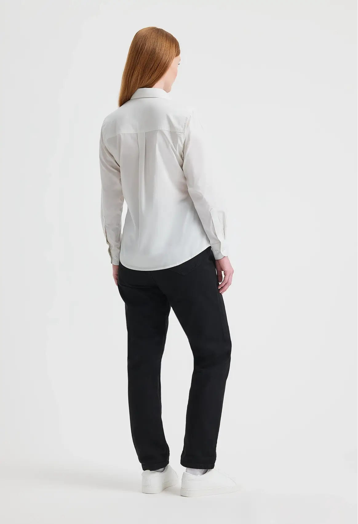 Uneek Ladies Pinpoint Oxford Long Sleeved Blouse