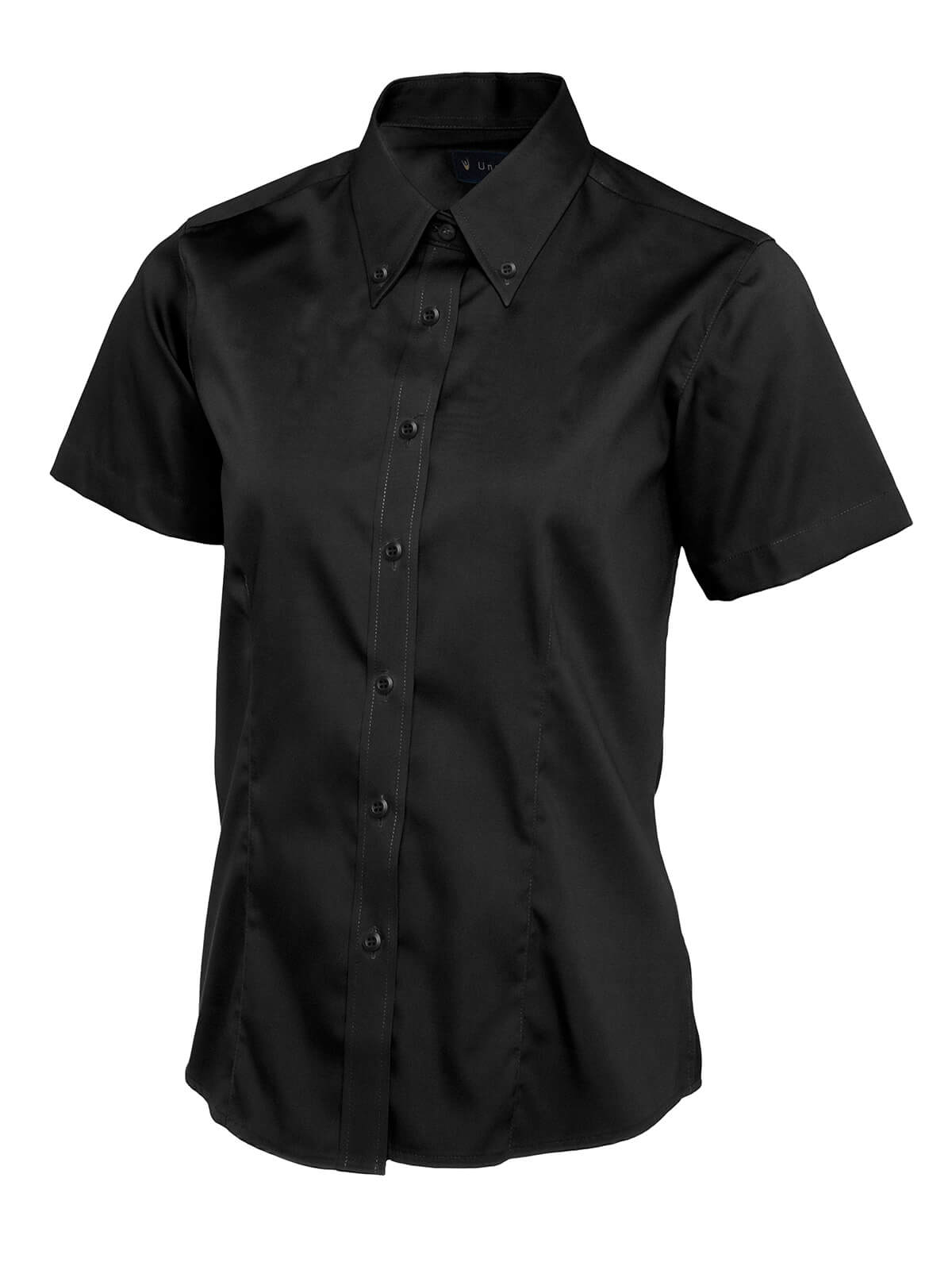 Uneek Ladies Pinpoint Oxford Short Sleeved Blouse