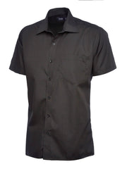 Uneek Men's Short Sleeve Poplin Shirt
