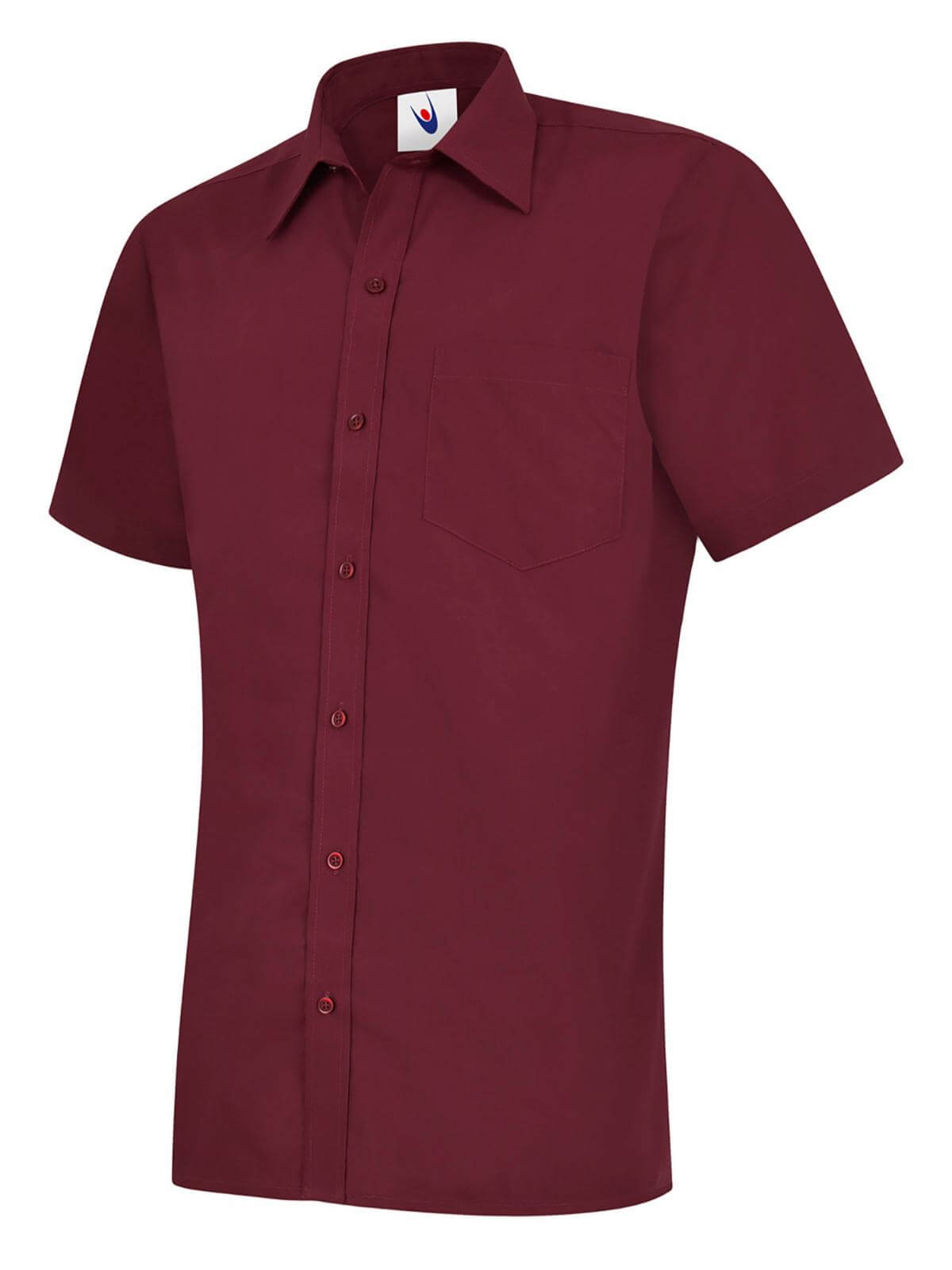 Uneek Men's Short Sleeve Poplin Shirt