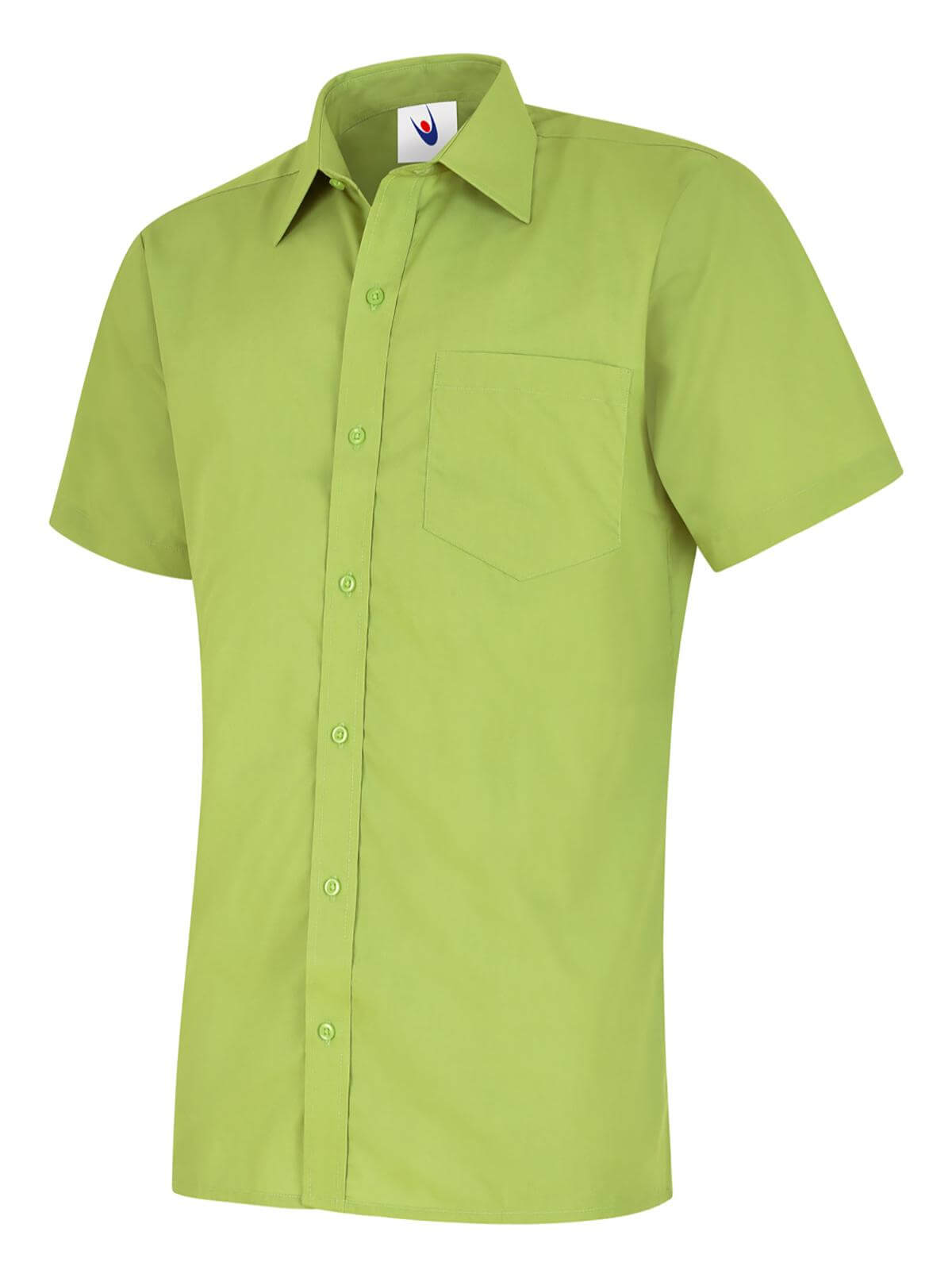 Uneek Men's Short Sleeve Poplin Shirt