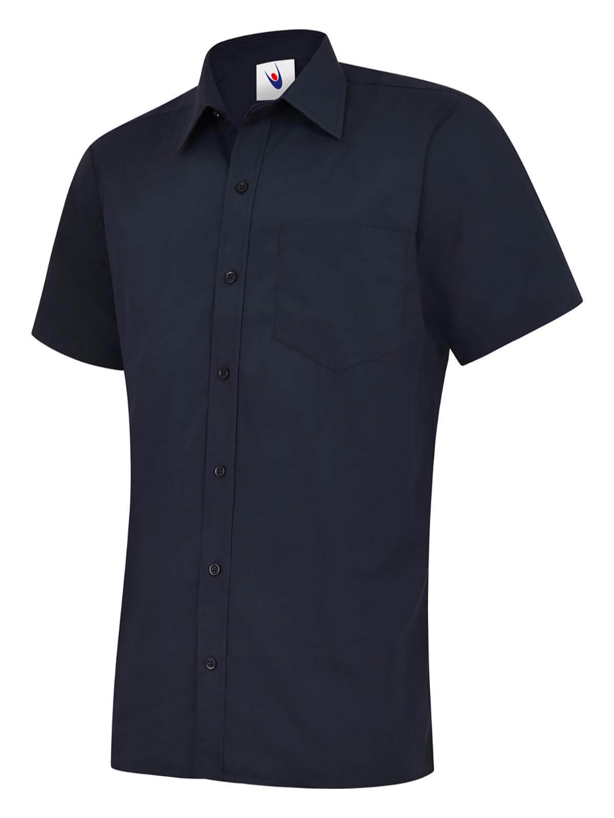 Uneek Men's Short Sleeve Poplin Shirt