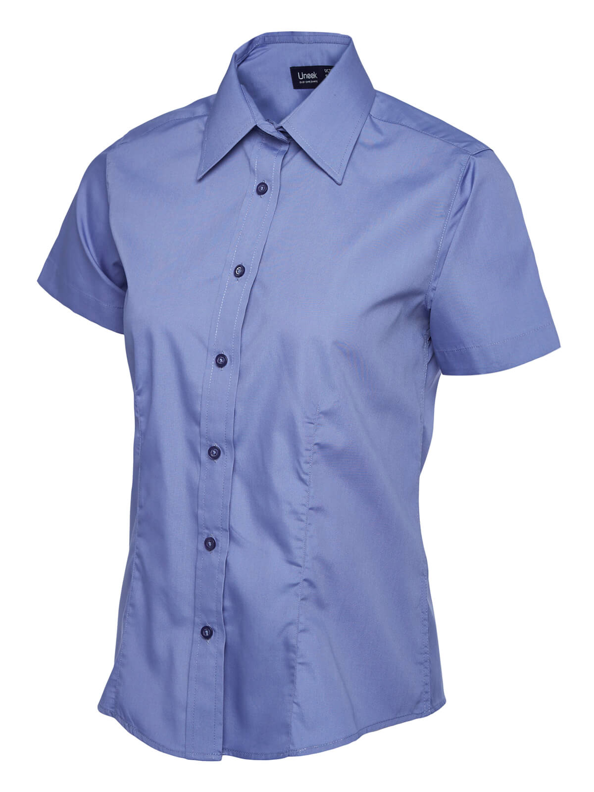 Uneek Ladies Half Sleeve Poplin Blouse