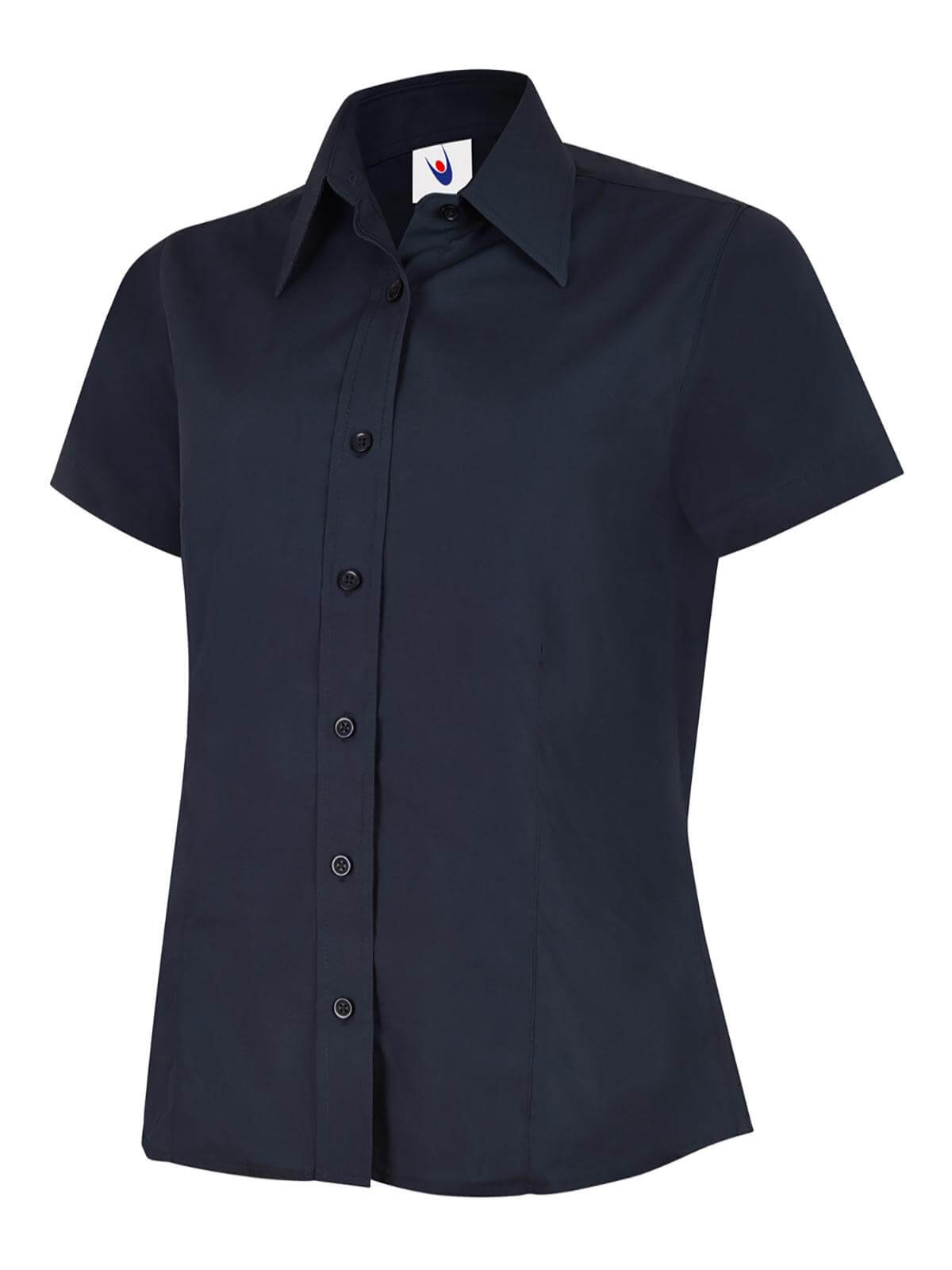 Uneek Ladies Half Sleeve Poplin Blouse