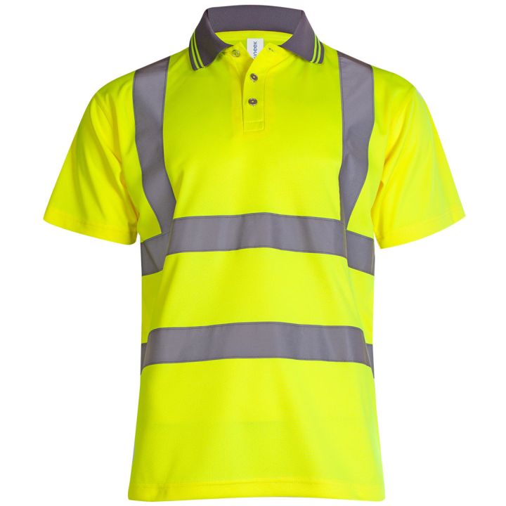 Uneek Hi Viz Short Sleeve Polo Shirt