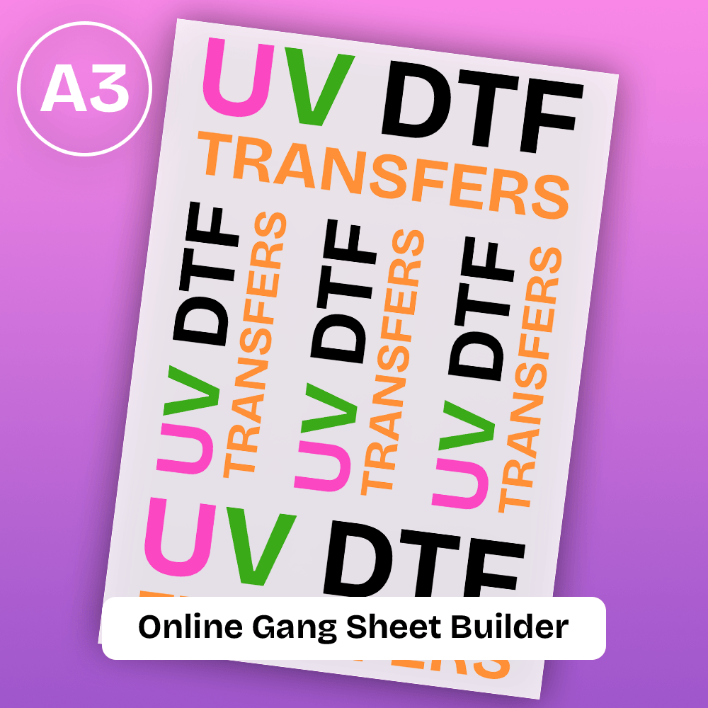 ULTRA UV DTF Gang Sheet Builder A3 (28.5cm x 42cm)