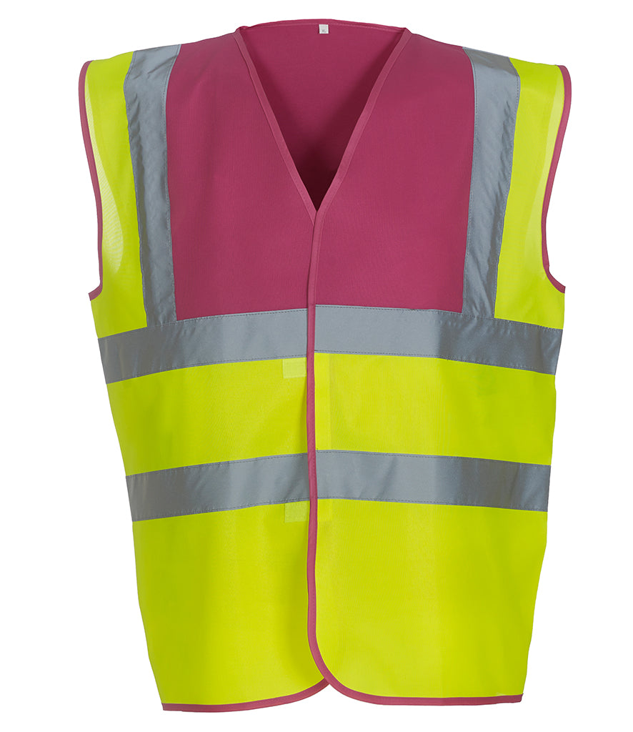 Yoko Hi Vis 2 Band And Braces Vest
